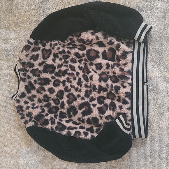 Reversible! Girls Flight Jacket with Faux Fur Size 10 - Picture 4 of 10